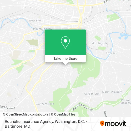 Roanoke Insurance Agency map