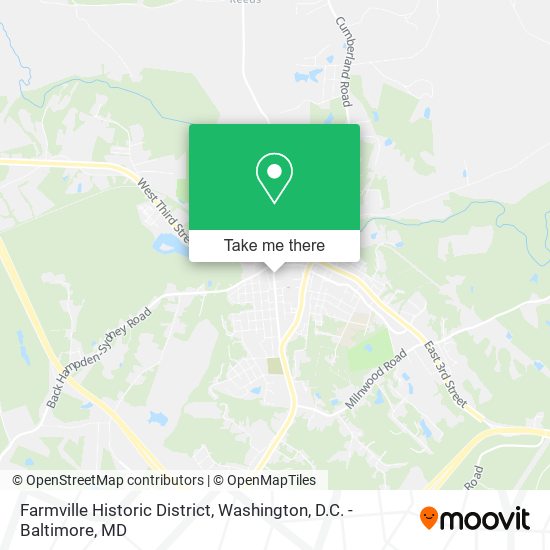 Mapa de Farmville Historic District