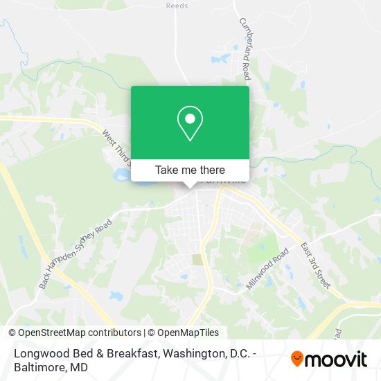 Longwood Bed & Breakfast map