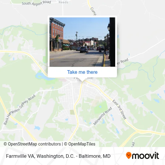 Farmville VA map