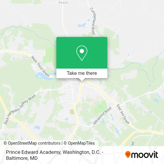 Prince Edward Academy map