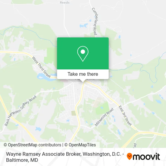Wayne Ramsey Associate Broker map