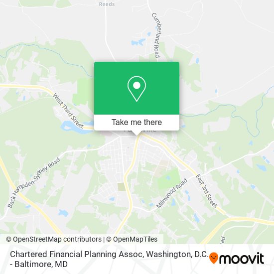 Chartered Financial Planning Assoc map