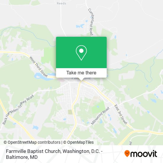 Mapa de Farmville Baptist Church