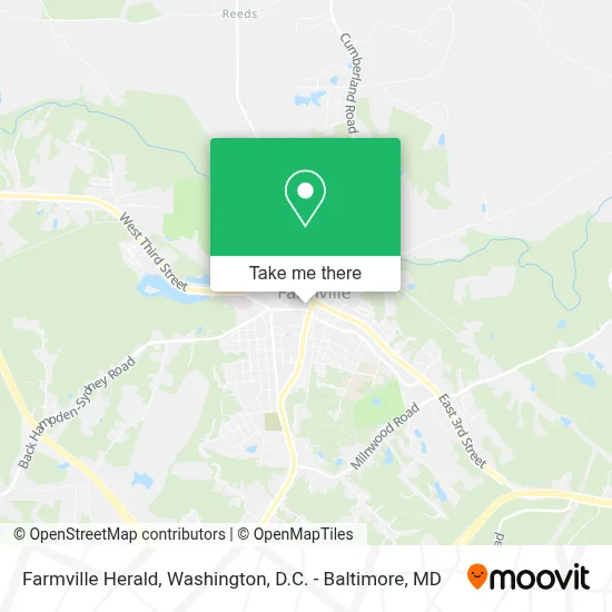 Farmville Herald map