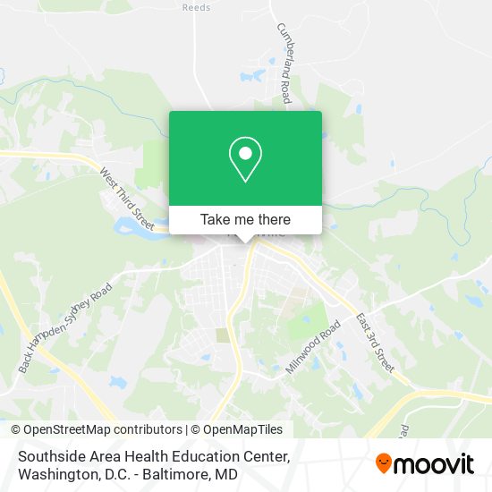 Southside Area Health Education Center map