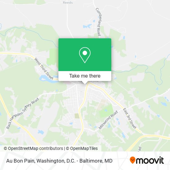 Au Bon Pain map
