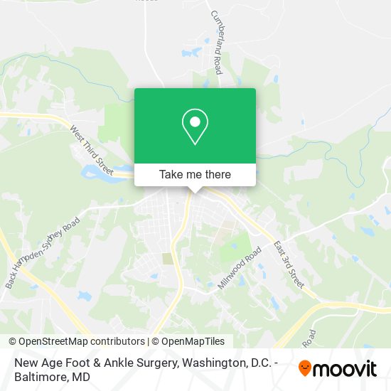 New Age Foot & Ankle Surgery map