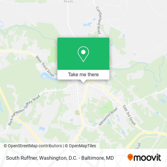 South Ruffner map