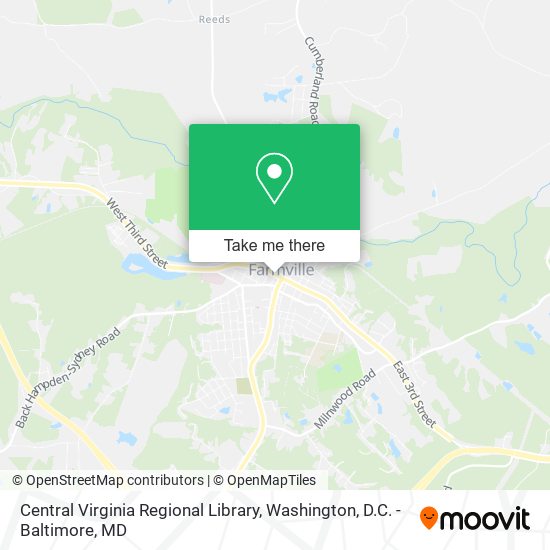 Central Virginia Regional Library map