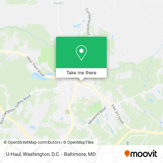 U-Haul map