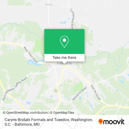 Mapa de Caryns Bridals Formals and Tuxedos