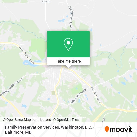 Family Preservation Services map