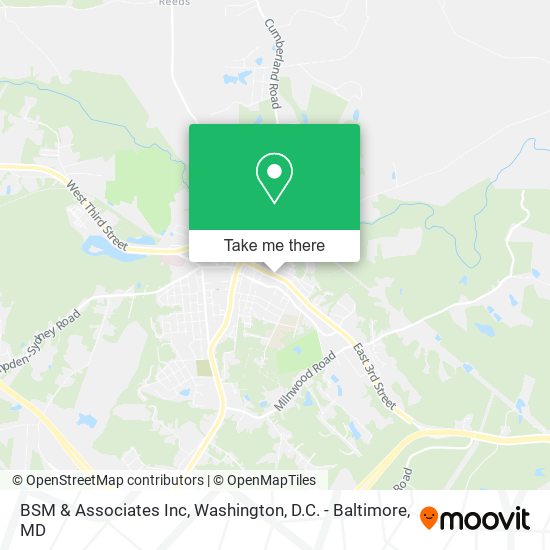 BSM & Associates Inc map