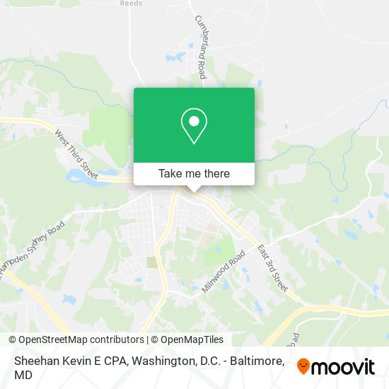 Mapa de Sheehan Kevin E CPA