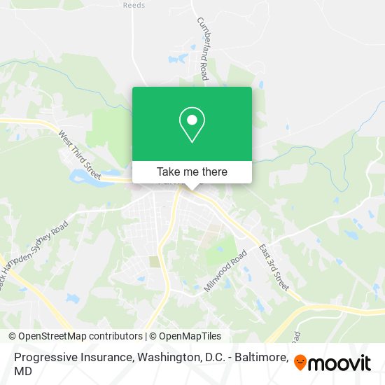Mapa de Progressive Insurance