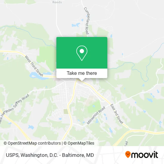 USPS map