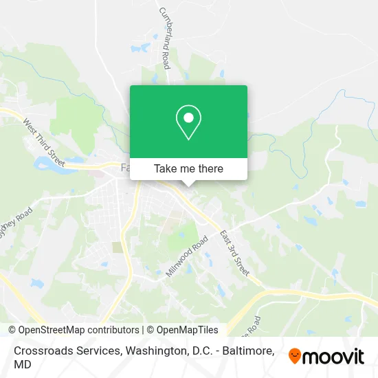 Crossroads Services map