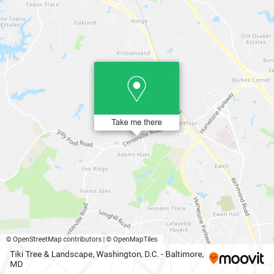 Tiki Tree & Landscape map