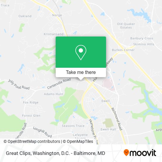 Mapa de Great Clips