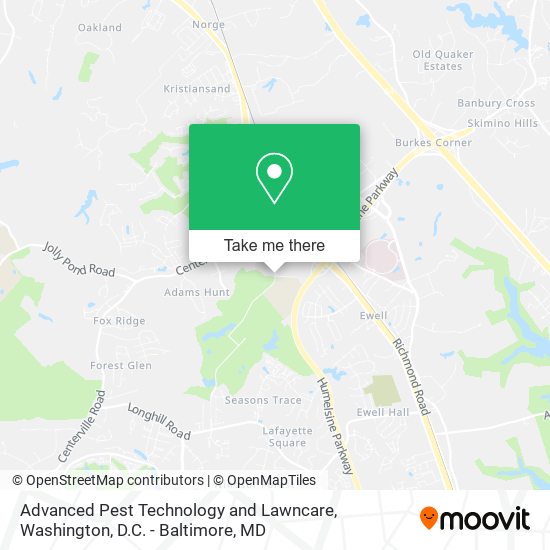 Advanced Pest Technology and Lawncare map