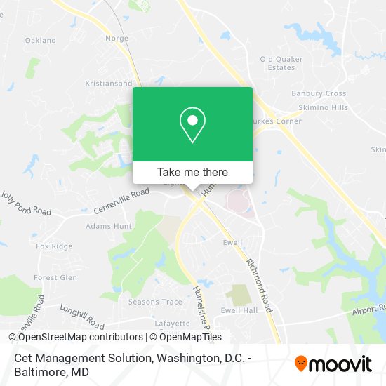 Cet Management Solution map