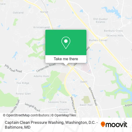 Mapa de Captain Clean Pressure Washing