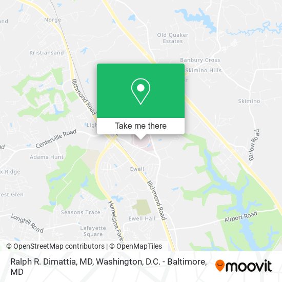 Ralph R. Dimattia, MD map