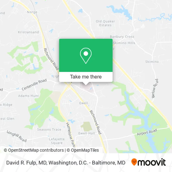 David R. Fulp, MD map