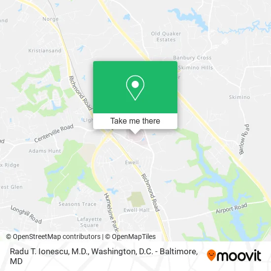 Radu T. Ionescu, M.D. map