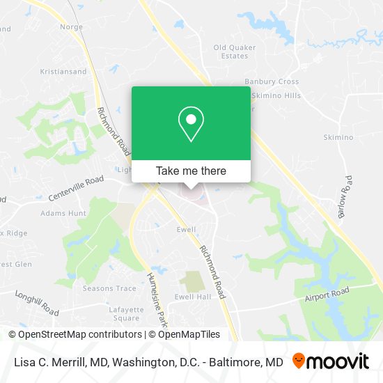 Lisa C. Merrill, MD map