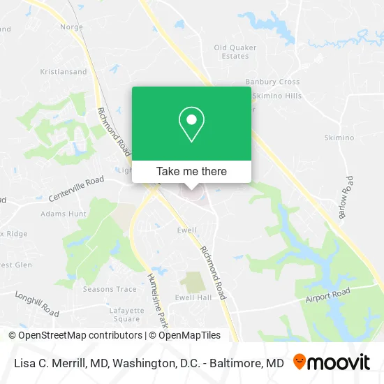 Lisa C. Merrill, MD map