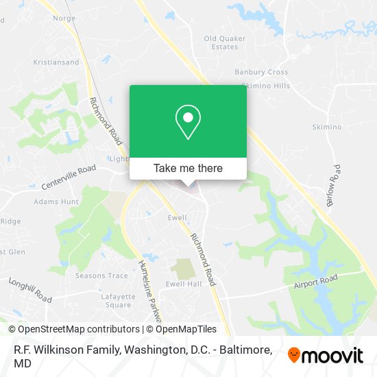 R.F. Wilkinson Family map