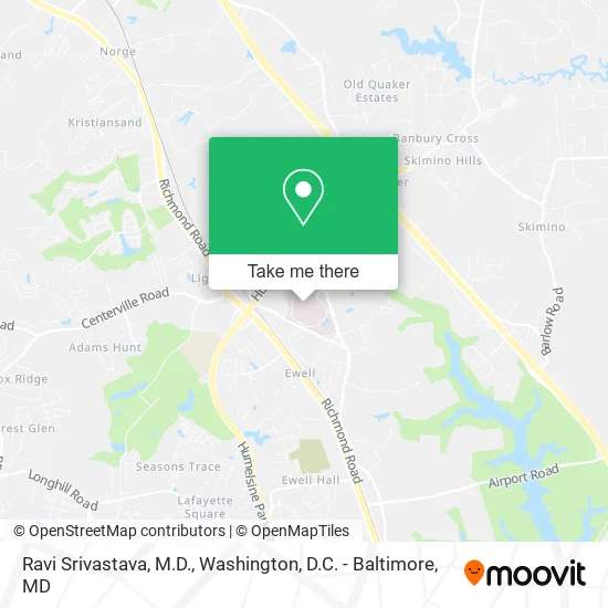 Ravi Srivastava, M.D. map