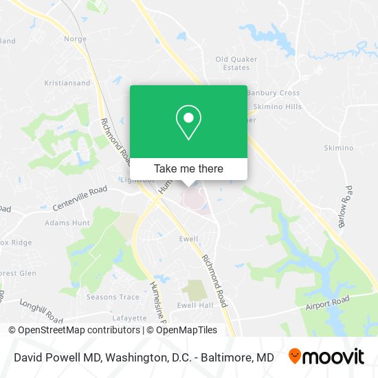 David Powell MD map