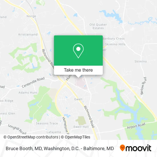 Bruce Booth, MD map