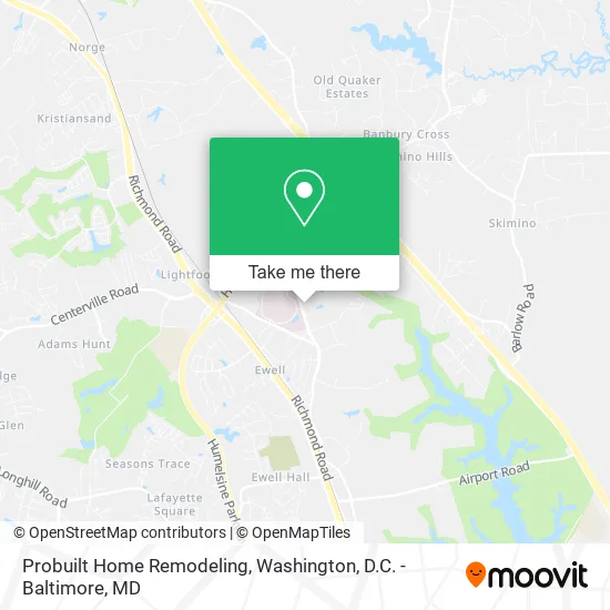 Probuilt Home Remodeling map