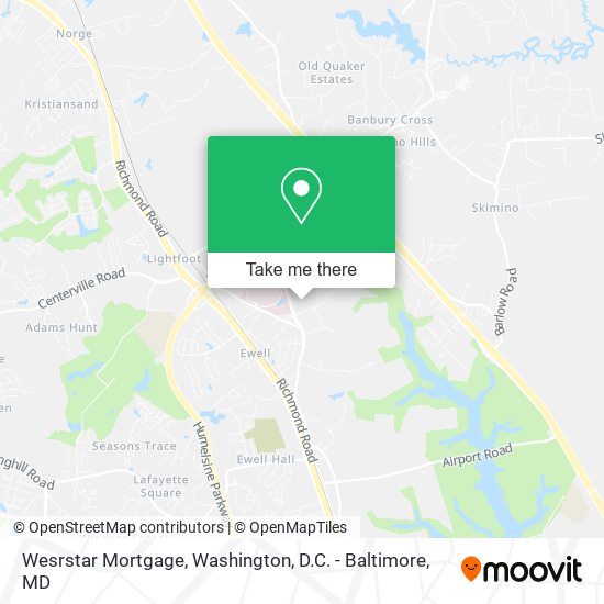 Wesrstar Mortgage map