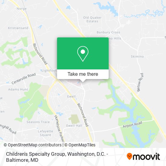 Children's Specialty Group map