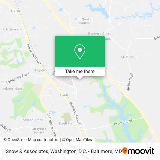 Mapa de Snow & Associates