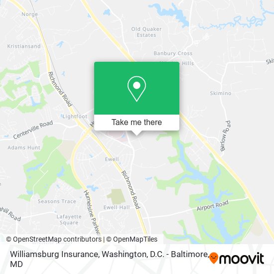 Williamsburg Insurance map