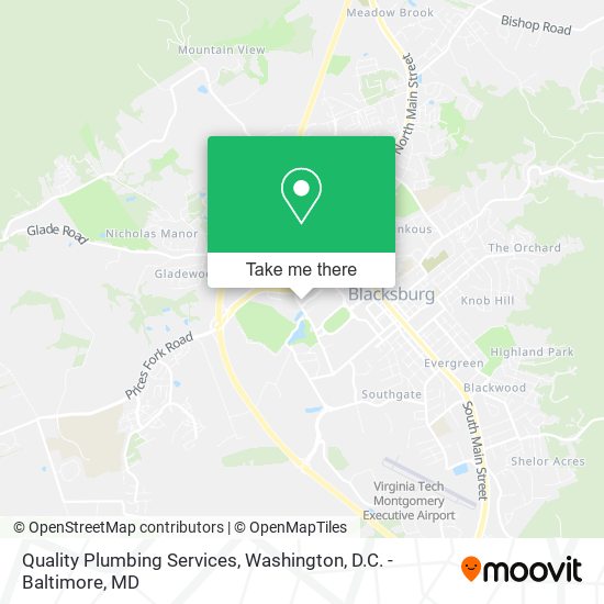 Quality Plumbing Services map
