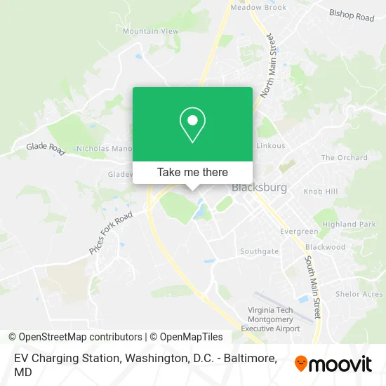 EV Charging Station map
