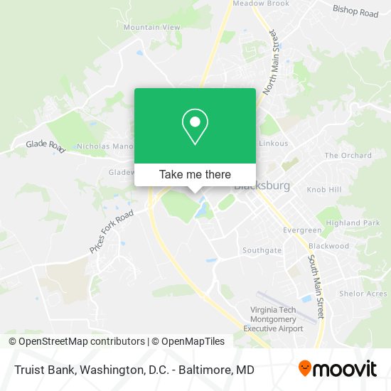Truist Bank map