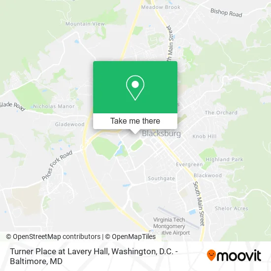 Mapa de Turner Place at Lavery Hall
