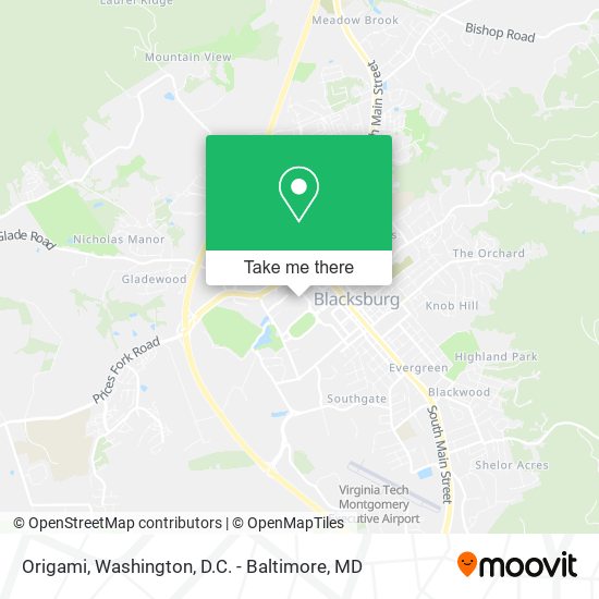 Mapa de Origami