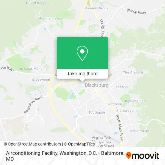 Airconditioning Facility map