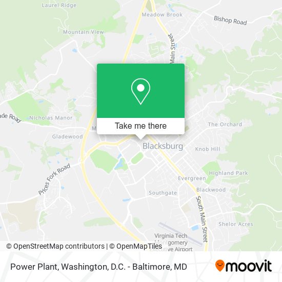 Power Plant map