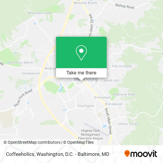 Coffeeholics map
