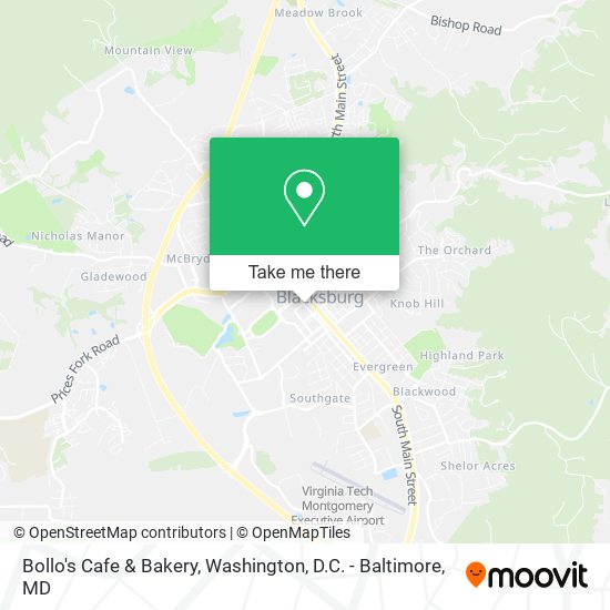 Mapa de Bollo's Cafe & Bakery